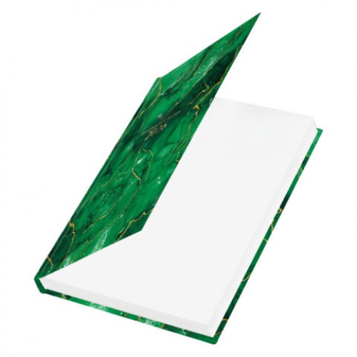 Ежедневник датированный 2026 145х215 мм, А5, STAFF, ламинированная обложка, Green Marble, 117315
