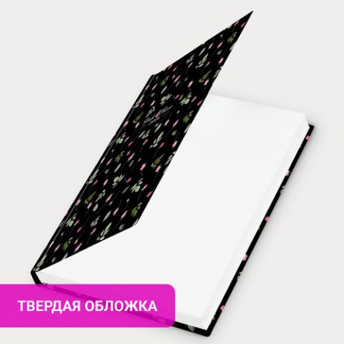 Ежедневник датированный 2026 145х215 мм, А5, STAFF, ламинированная обложка, Flower pattern, 117327