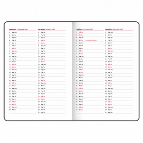 Еженедельник датированный 2025, 210х297 мм, А4, BRAUBERG Wood, под кожу, бордовый, 115946