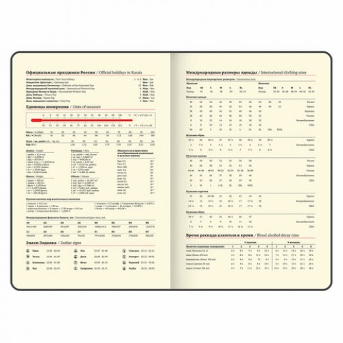 Еженедельник датированный 2025, А5, 145х215 мм, BRAUBERG Imperial, под кожу, черный, 115965