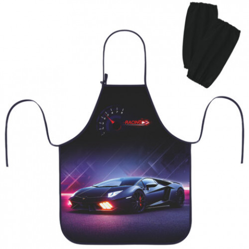 Накидка фартук с нарукавниками для труда ЮНЛАНДИЯ, 46х54 см, Street power, 272469
