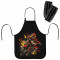 Фартук с нарукавниками для уроков труда ЮНЛАНДИЯ, регулировка по росту, 46х54 см, Fire moto, 273636