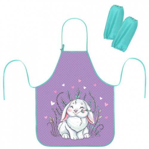 Фартук с нарукавниками ЮНЛАНДИЯ, 45х54 см, Little bunny, 271043
