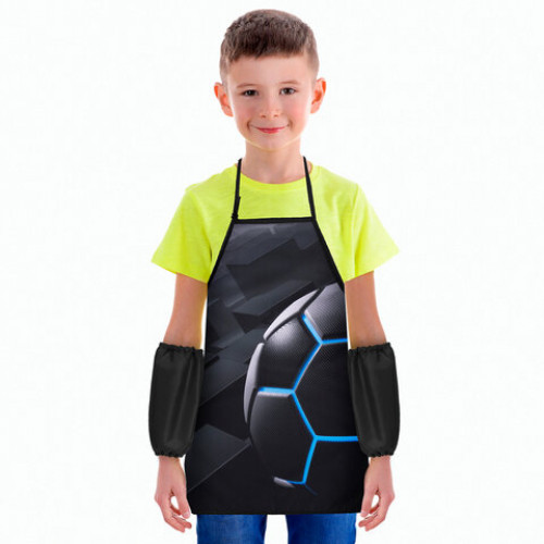 Фартук с нарукавниками ЮНЛАНДИЯ, 45х54 см, Soccer ball, 271044