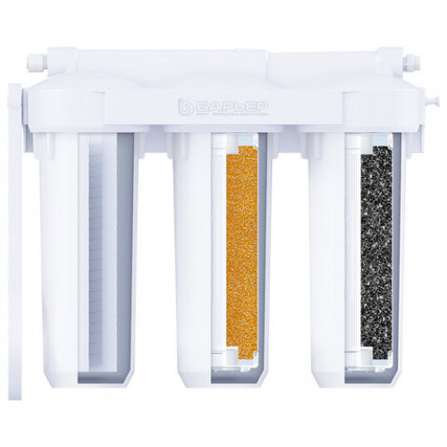 Фильтр для воды с краном в комплекте БАРЬЕР ПРОФИ Жесткость, 3 ступени, ресурс 1000, Н123Р00