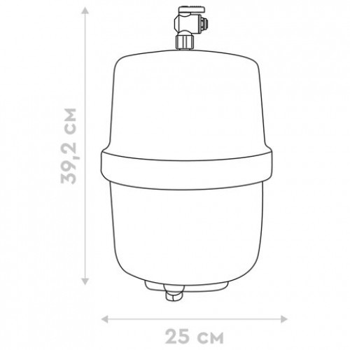 Фильтр для воды с краном и баком БАРЬЕР МАСТЕР Осмо 75, обратный осмос, 5 ступеней, бак 12 л, Н151Р23
