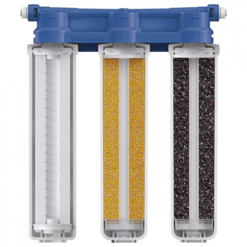 Фильтр для воды с краном в комплекте БАРЬЕР ЭКСПЕРТ СЛИМ Жесткость 3 ступени ресурс, Н821Р00