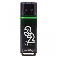 Флеш-диск 32 GB SMARTBUY Glossy USB 3.0, тёмно-серый, SB32GBGS-DG