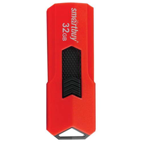 Флеш-диск 32 GB SMARTBUY Stream USB 3.0, красный, SB32GBST-R3