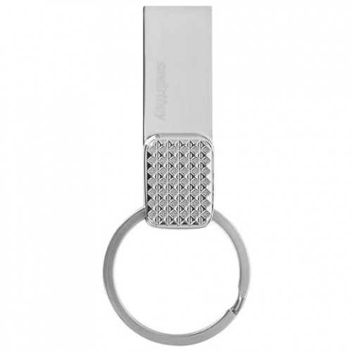 Флеш-диск 32 GB SMARTBUY Ring USB 3.0, серебристый, SB32GBRN