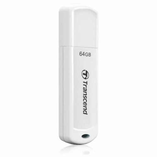 Флеш-диск 64GB TRANSCEND JetFlash 730, USB 3.1, белый, TS64GJF730