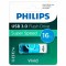 Флеш-диск 16GB PHILIPS VIVID, разъем USB 3.0, синий, FM16FD00B/97