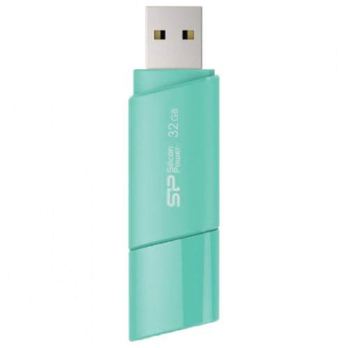 Флеш-диск 32 GB SILICON POWER Ultima U06 USB 2.0, голубой, SP32GBUF2U06V1B