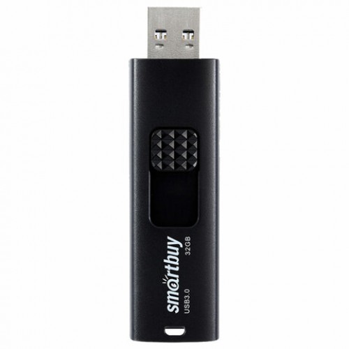 Флеш-диск 32GB SMARTBUY Fashion USB 3.0, черный, SB032GB3FSK