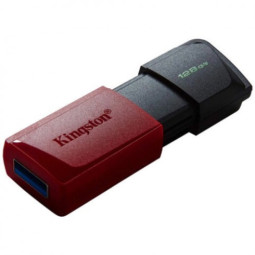 Флеш-диск 128GB KINGSTON DataTraveler Exodia M, разъем USB 3.2, черный/красный, DTXM/, DTXM/128GB