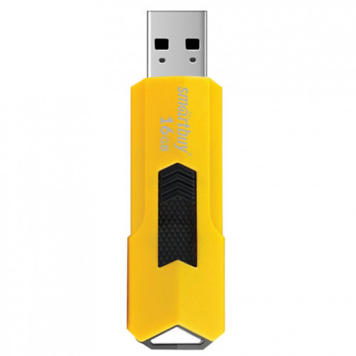 Флеш-диск 16 GB SMARTBUY Stream USB 2.0, желтый, SB16GBST-Y