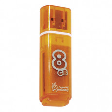 Флеш-диск 8 GB, SMARTBUY Glossy, USB 2.0, оранжевый, SB8GBGS-Or Флеш-диск 8 GB, SMARTBUY Glossy, USB 2.0, оранжевый, SB8GBGS-Or