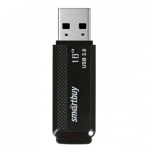 Флеш-диск 16 GB SMARTBUY Dock USB 3.0, черный, SB16GBDK-K3