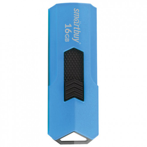 Флеш-диск 16 GB SMARTBUY Stream USB 2.0, синий, SB16GBST-B