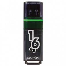 Флеш-диск 16 GB SMARTBUY Glossy USB 3.0, тёмно-серый, SB16GBGS-DG