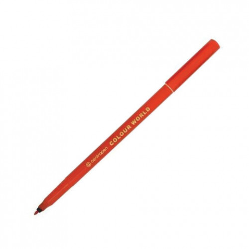 Фломастеры 24 ЦВЕТА CENTROPEN Colour World, трехгранные, смываемые, вентилируемый колпачок, 7550/24TP, 7 7550 2484