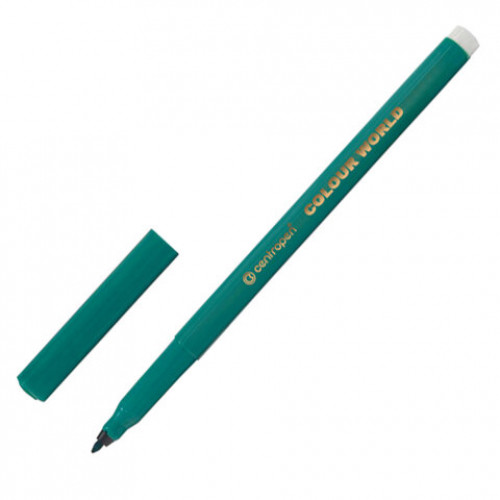 Фломастеры 24 ЦВЕТА CENTROPEN Colour World, трехгранные, смываемые, вентилируемый колпачок, 7550/24TP, 7 7550 2484