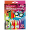 Фломастеры кросс-серия МОНСТРИКИ, 12 цветов, вентилируемый колпачок, картонная коробка с европодвесом, BRAUBERG, 152622