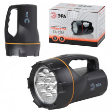 Фонарь-прожектор светодиодный ЭРА FA12M, 12 x LED, аккумуляторный, заряд от 220 V Фонарь-прожектор светодиодный ЭРА FA12M, 12 x LED, аккумуляторный, заряд от 220 V