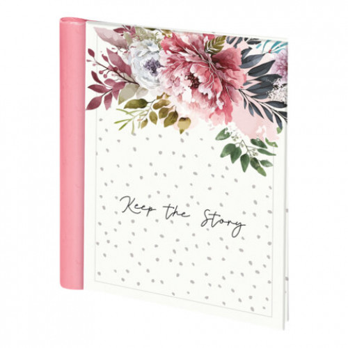 Фотоальбом BRAUBERG на 20 магнитных листов, 23*28см, твердая обложка, Blossom, спираль, 391425