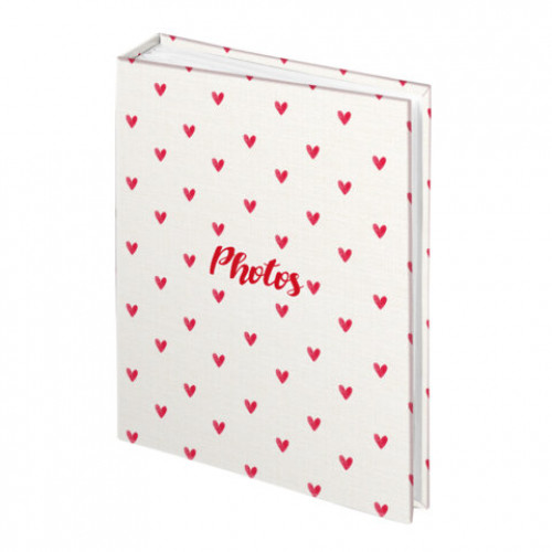 Фотоальбом BRAUBERG на 200 фото 10*15см, твердая обложка, Cute hearts, 391427