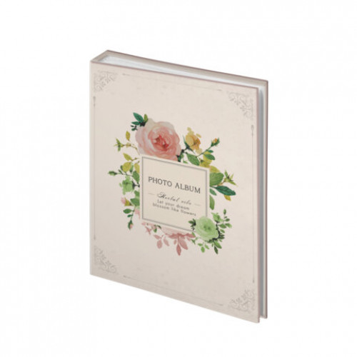 Фотоальбом BRAUBERG на 100 фото 10*15 см, ассорти 5 дизайнов, твердая обложка, 391444