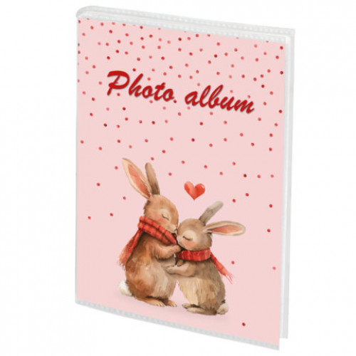 Фотоальбом BRAUBERG на 36 фото 10*15 см, мягкая обложка, Cute love, 391432