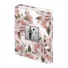 Фотоальбом BRAUBERG на 200 фото 10*15 см, твердая обложка, окно под фото, Flowery love, 391424