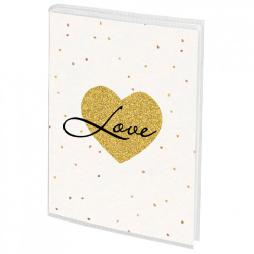 Фотоальбом BRAUBERG на 36 фото 10*15 см, мягкая обложка, Golden heart, 391433