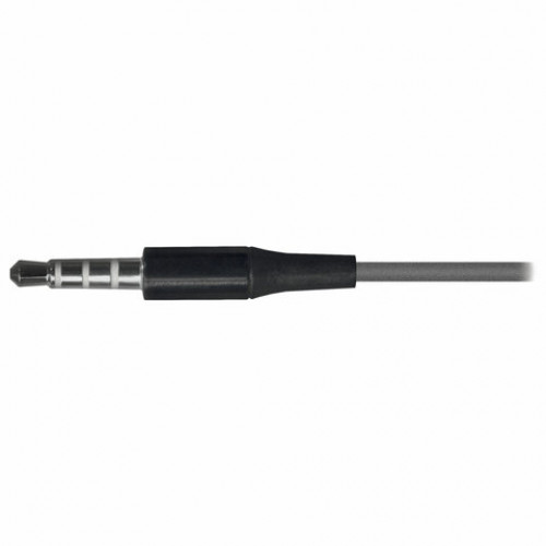 Наушники с микрофоном (гарнитура) вкладыши DEFENDER OutFit W765, проводные, 1,5 м, серые с желтым, 63765