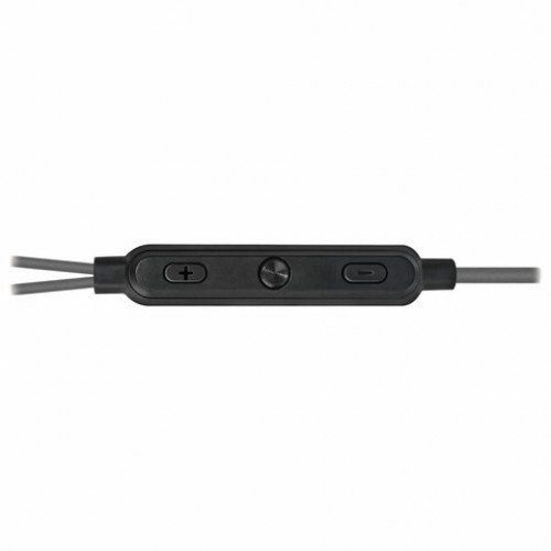 Наушники с микрофоном (гарнитура) вкладыши DEFENDER OutFit W765, проводные, 1,5 м, серые с желтым, 63765