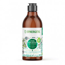 Гель для душа 380мл SYNERGETIC Сандал и ягоды можжевельника натуральный, биоразлага, 400003