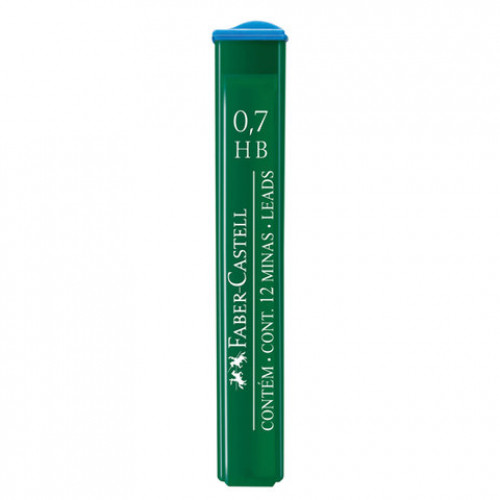Грифели запасные 0,7 мм, HB, FABER-CASTELL, КОМПЛЕКТ 12 шт., 521700