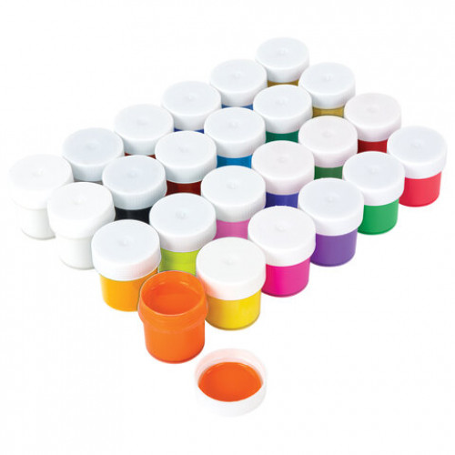 Гуашь BRAUBERG ЗАМОК 24 цвета по 20 мл, 192687