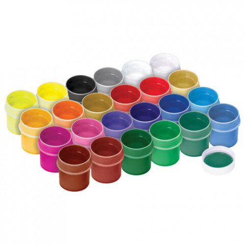 Гуашь BRAUBERG ЗАМОК 24 цвета по 20 мл, 192687