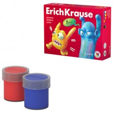 Гуашь ERICH KRAUSE Jolly friends 12 цветов по 20 мл. картонная упаковка, 61415