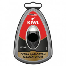 Губка для обуви KIWI Express Shine, черная, с дозатором, 644455