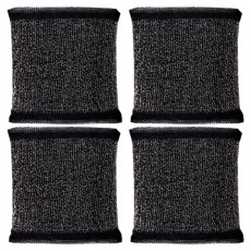 Губка скрабер 11 х 10 х 1,5 см поролон + металлическая оплетка КОМПЛЕКТ 4 штуки, посуда, уборка, LAIMA, 700059