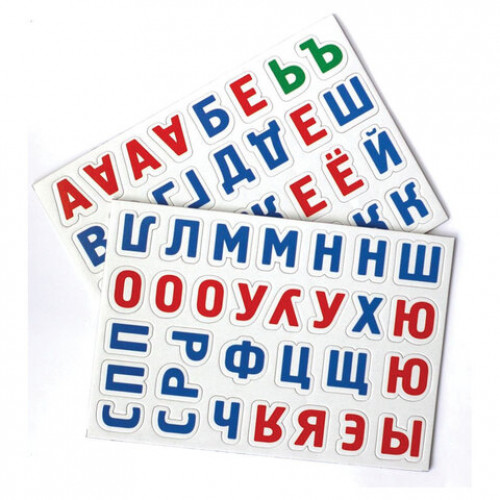 Игра магнитная Азбука магнитная с заданиями, 71 элемент, 10 КОР, 04028