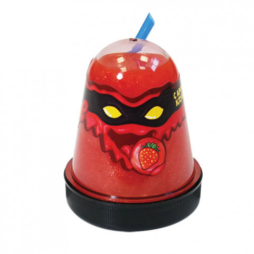 Слайм (лизун) Slime Ninja, аромат клубники, 130 г, ВОЛШЕБНЫЙ МИР, S130-17