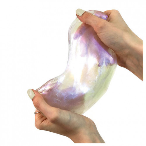 Слайм (лизун) Slime Ninja Северное сияние, с блестками, 130 г, ВОЛШЕБНЫЙ МИР, S130-3