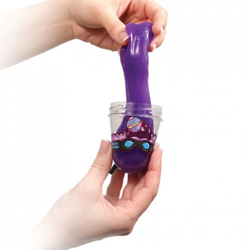 Слайм (лизун) Slime Ninja, фиолетовый, меняет цвет на голубой, 130 г, ВОЛШЕБНЫЙ МИР, S130-7