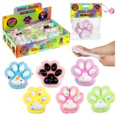 Игрушка-антистресс КРУТОЙ ЗАМЕС Таба лапа с посыпкой, 5,5х1,5 см, ассорти, 1TOY, Т20327