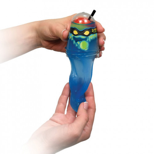 Слайм (лизун) Slime Ninja, 2 в 1, синий, желтый, 130 г, ВОЛШЕБНЫЙ МИР, S130-1