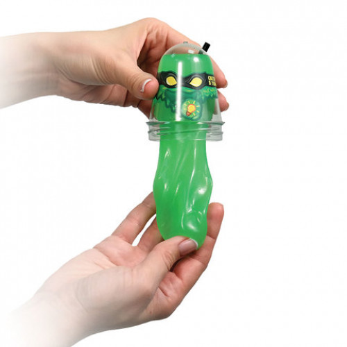 Слайм (лизун) Slime Ninja, светится в темноте, зеленый, 130 г, ВОЛШЕБНЫЙ МИР, S130-18